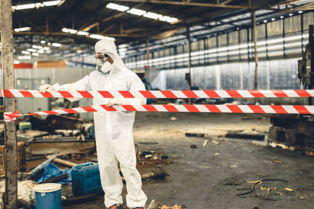 Professional Odor Removal technician working in Edgewood, TX